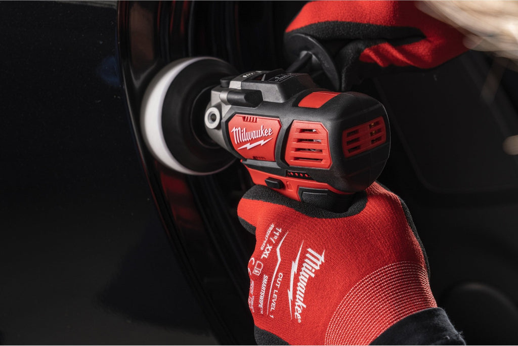 Milwaukee M12BPS-0 12V Sub Compact Polisher Sander (Body Only) & M12B6 6.0Ah Bat