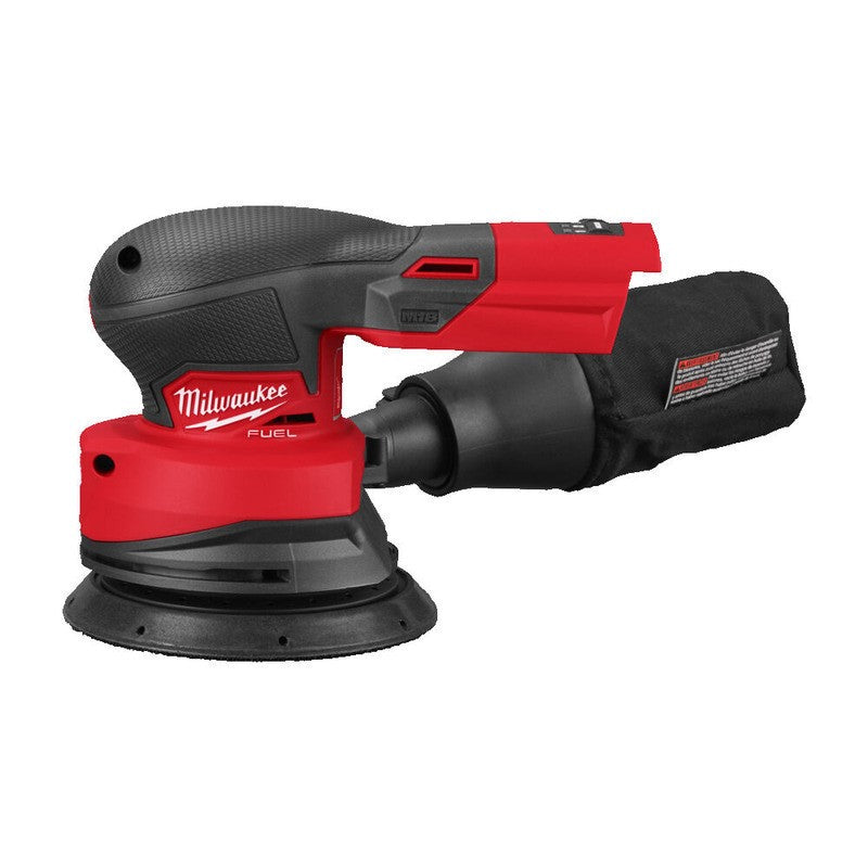 Milwaukee M18FROS125-502B 125mm Orbital Sander Kit - 2 x 5.0ah, Charger, Bag
