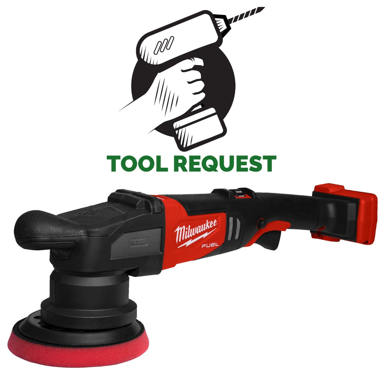 Milwaukee M18FROP15-0 18v Fuel Random Orbital Polisher with 15mm Stroke Naked