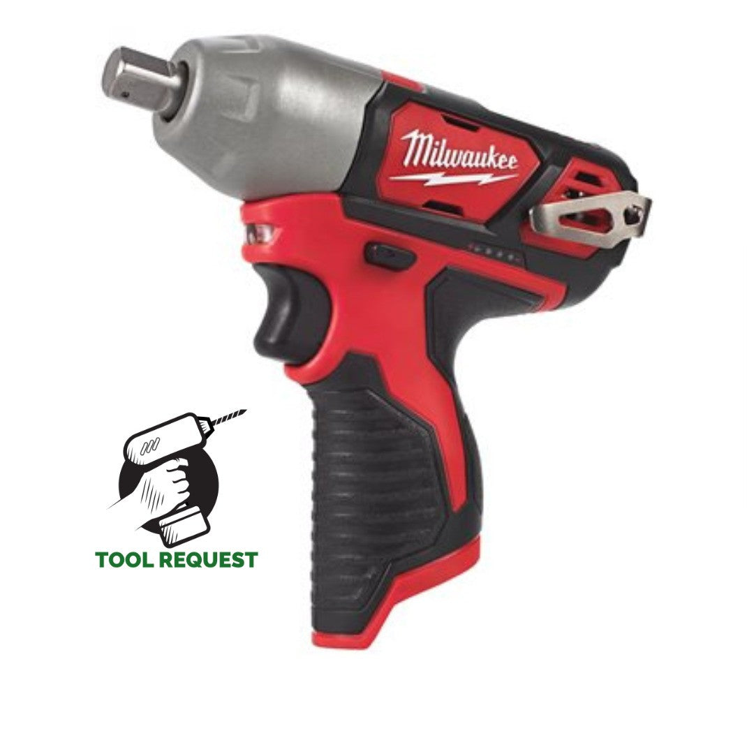 Milwaukee M12BIW12-0 12V 1/2" Compact Impact Wrench (Body Only)