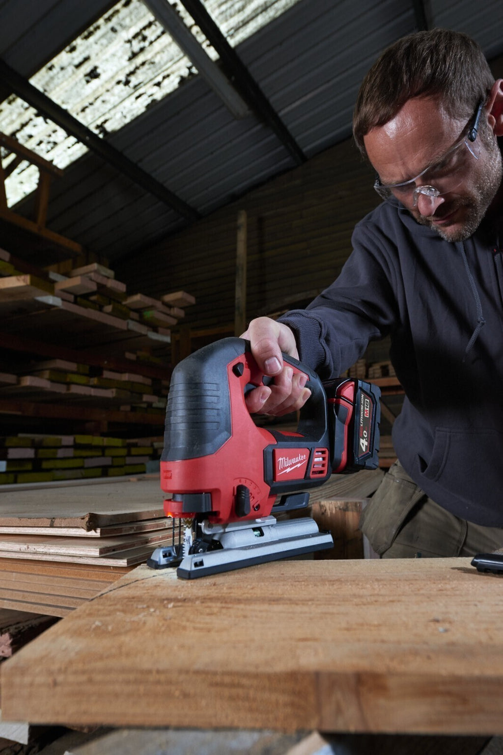 Milwaukee M18BJS-0 18V Heavy-Duty Top Handle Jigsaw (Body Only)