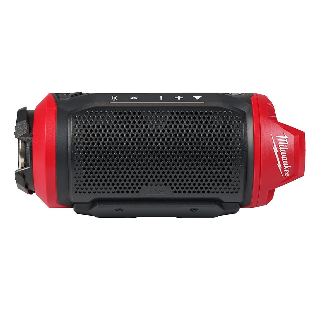 Milwaukee M12SPEJSG2-0 12v Jobsite Speaker & 5.0ah High output Battery
