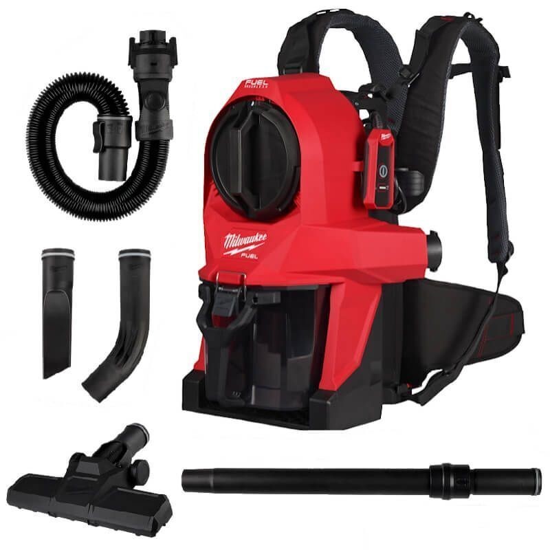 Milwaukee M18FBPV2-0 18v Fuel Backpack Vacuum Naked