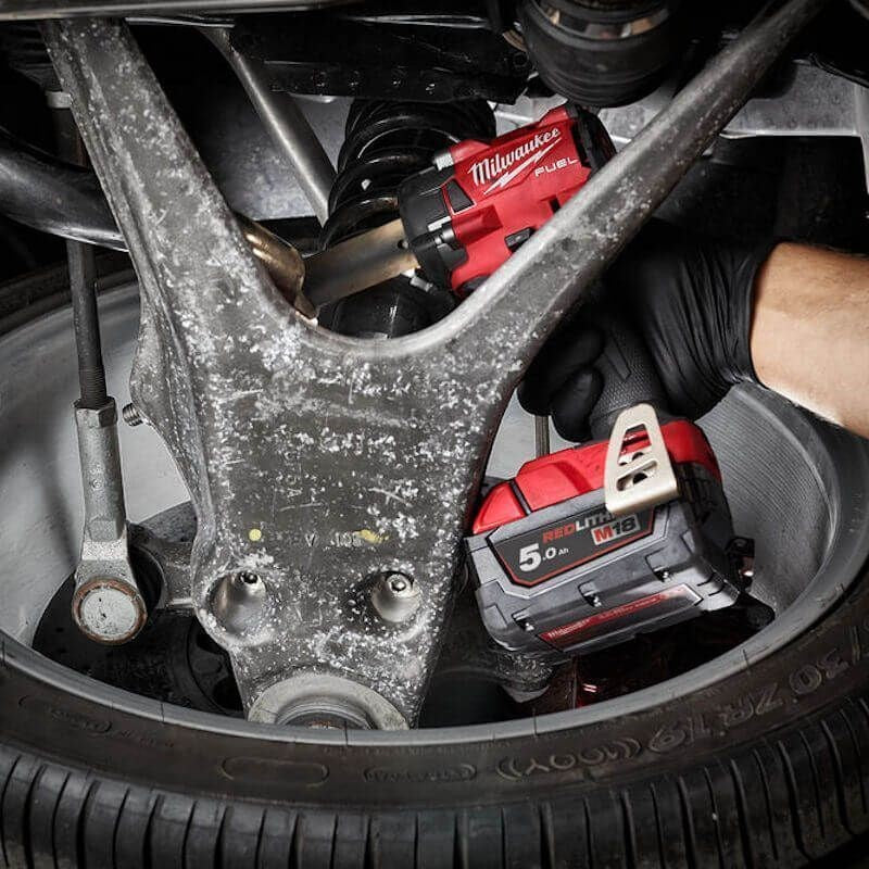 Milwaukee M18FIW2F38-502X 'FUEL' 3/8" Compact Impact Wrench Kit 2 x 5.0AH Batts