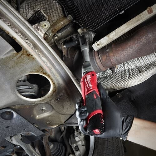 Milwaukee M12FIR38LR-0 12V Long Reach 3/8" Ratchet with 1/4" Adaptor, Body Only