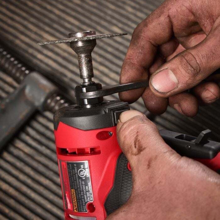 Milwaukee M12FDGA2-522B 12v Angled Die Grinder, Variable Speed Kit