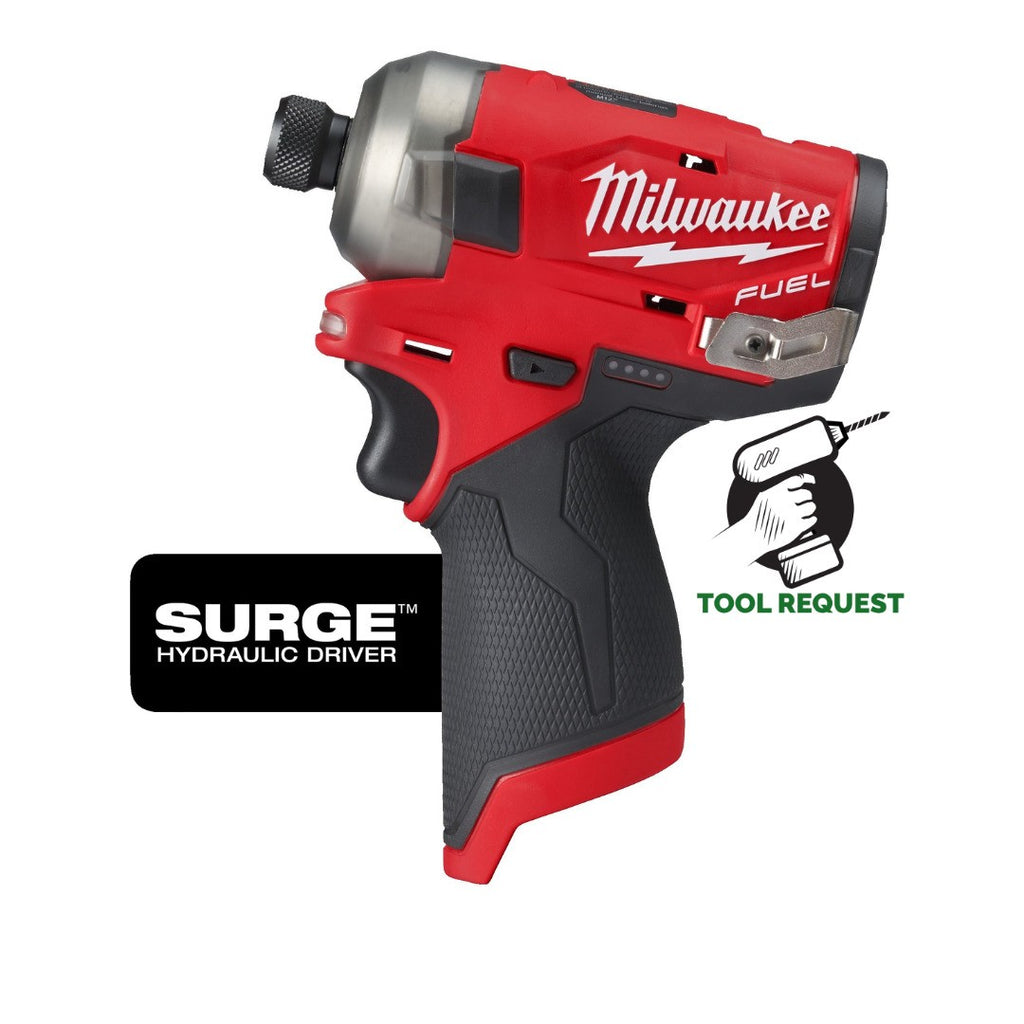 Milwaukee M12FQID-0 12V Fuel Sub Compact SURGE Hydraulic Impact Driver Body Only