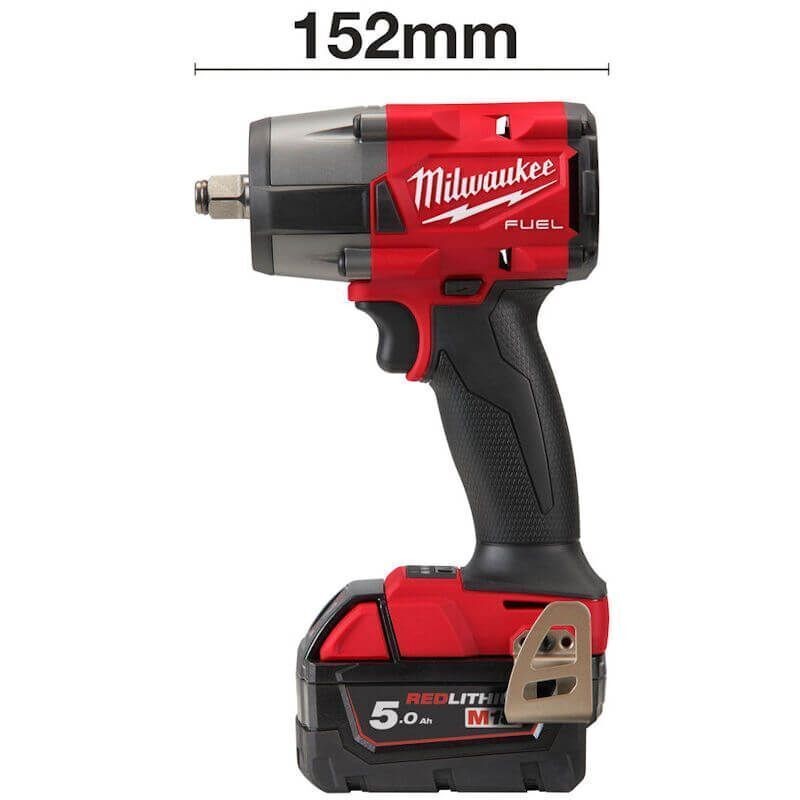 Milwaukee M18FMTIW2F12-0 18V GEN2 Mid-Torque 1/2'' Impact Wrench, Case, Sleeve