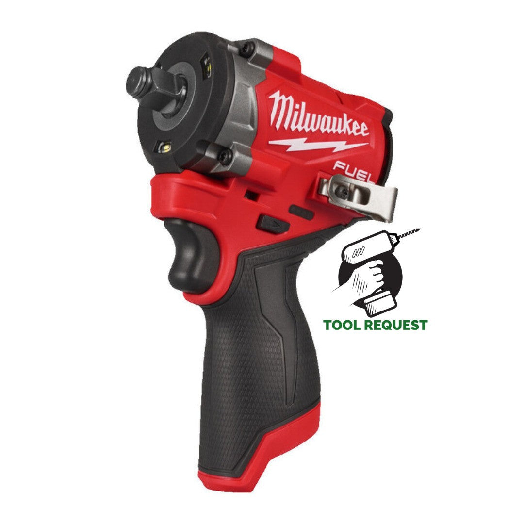Milwaukee M12FCIWF12G3-0 12v Fuel 1/2" Compact Impact Wrench Naked
