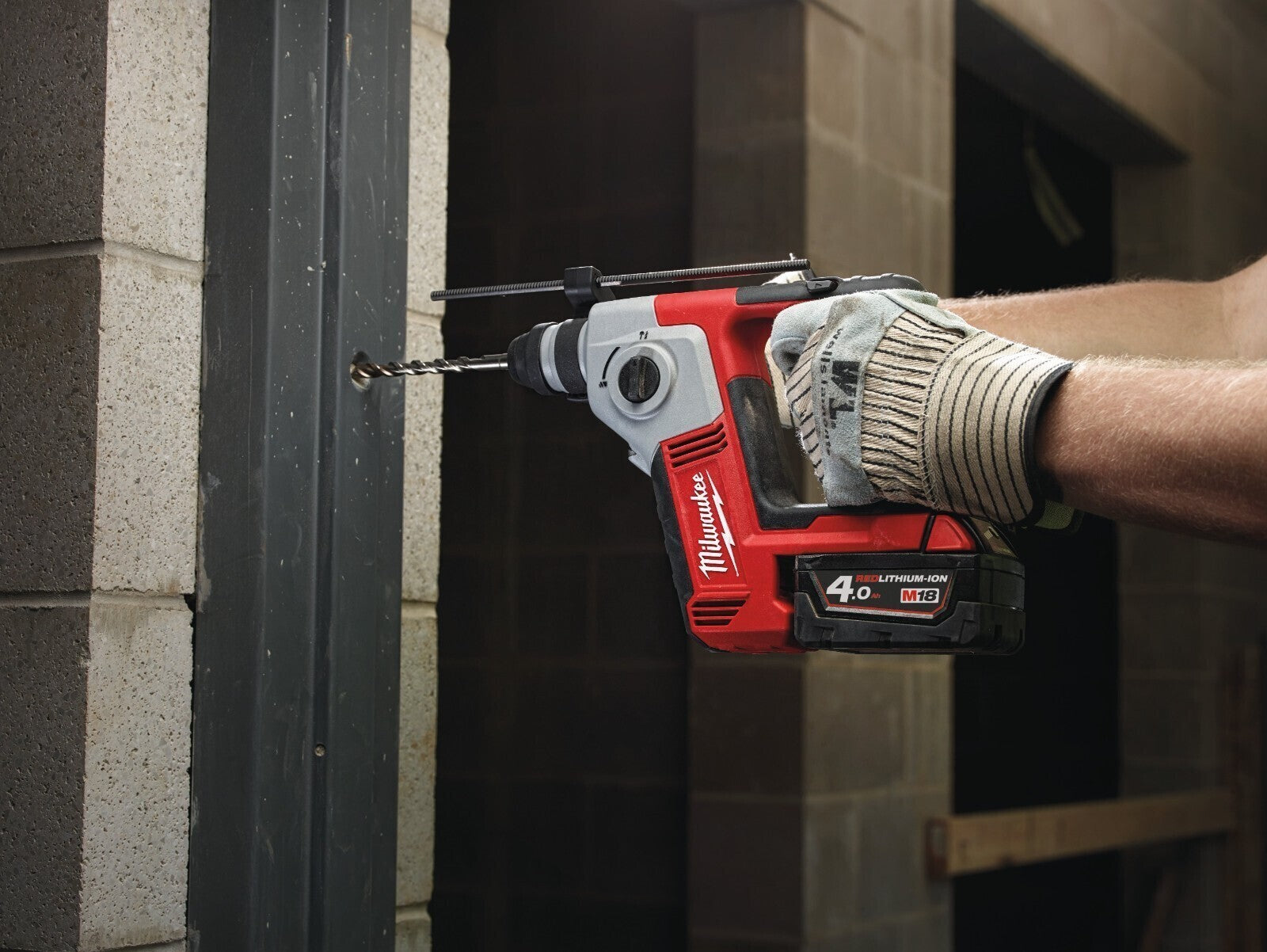Milwaukee M18BH-0 18V Compact SDS Hammer Drill (Body Only)