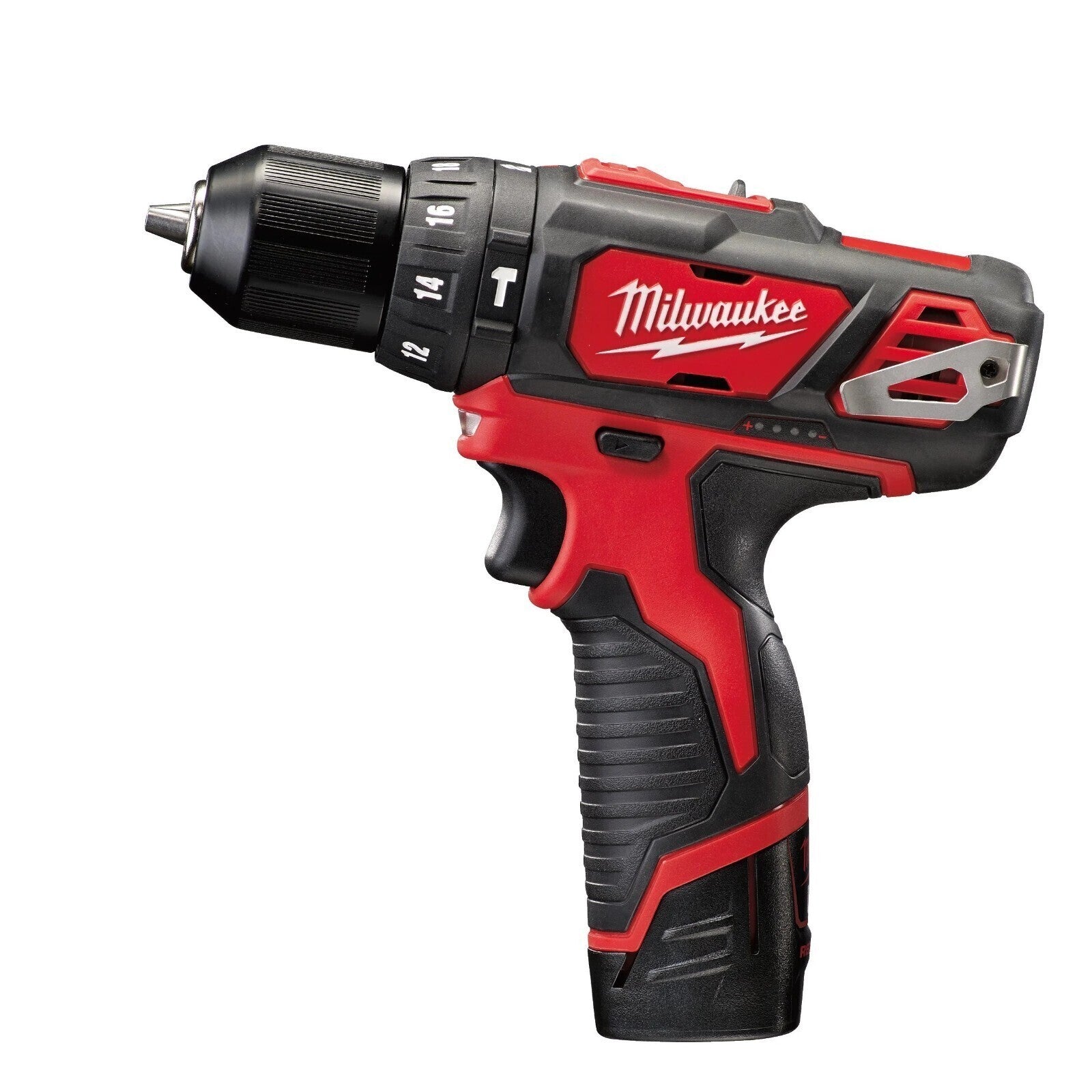 Milwaukee M12BPD-202C 12v Sub Compact Hammer Drill Kit - 2 x 2.0ah Batteries
