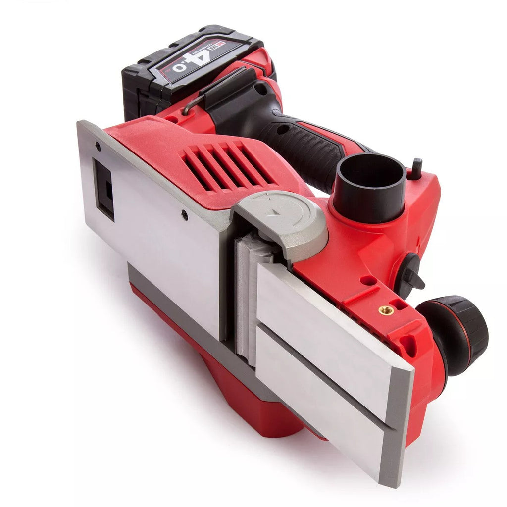 Milwaukee M18BP-402C 18V 82mm Planer 2x 4.0Ah Batteries, Charger and Case