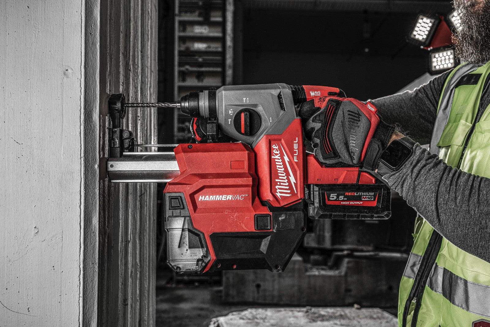 Milwaukee M18FPDDEXL-0 18V SDS+ Dust Extractor Addon - Body Only For M18ONEFHPX