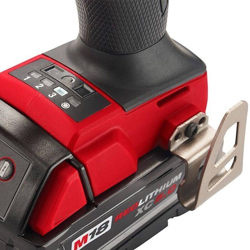 Milwaukee M18FIW2F12-0 18V Fuel 1/2" Compact Impact Wrench with M18B5 5.0Ah Batt